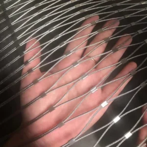 For X Tend Protective Stainless Steel Wire Rope Mesh Webnet Plain Weave with Cutting Processing Service