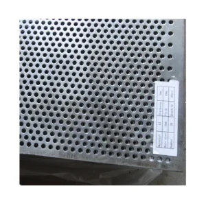 GI MS Stainless Steel Perforated Metal Sheets Mesh Round Holes