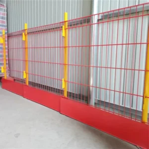 Galvanized 6mm*5mm Steel Wire Panel Safety Fence Barrier For Fall Protection Gate Usage