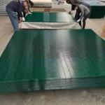 Galvanized Anti Climb Clear View Welded Wire Fence with PVC Coating 8ft Ranch Security Panel