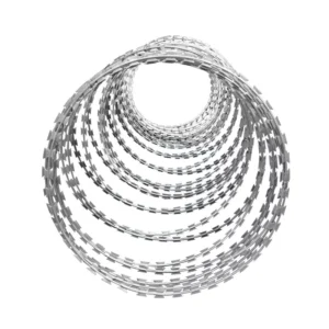 Galvanized Blade Wire Mesh Anti Theft Isolation Barbed Wire Roll Cage Anti Climbing Iron Gill Net for Residential Airport Prison