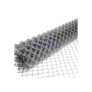 Galvanized Chain Link Fence Mesh Made Of Steel Iron Wire Diamond Wire Mesh for Residential and Commercial Use