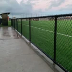 Galvanized Diamond Wire Mesh Chain Link Fence for Yard Football Ground Metal Fence 3D Modeling Service Included