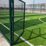 Galvanized Heavy Duty Wire Mesh Fence Panels for Football Soccer Field Basketball Court and Playground Safety Barrier