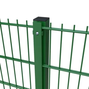 Galvanized Iron Wire Double Mesh Fencing 6 Feet Anti-Corrosion Durable Anti-Climb Outdoor Fence Construction Site
