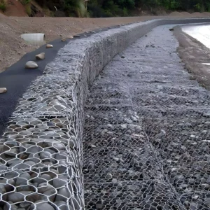 Galvanized Iron Wire Welded Mesh Construction with Square Holes for Garden Gabion Walls and Fence