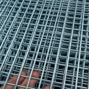 Galvanized Iron Wire Welded Wire Mesh Panel Square Hole Shape Anti-corrosion Construction Use Custom Cutting