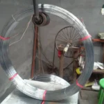 Galvanized Oval Wire Flat Wire Hot Dipped Galvanized EN 10244 ASTM A641 for Spring Mesh