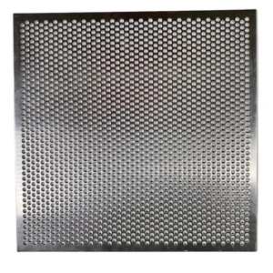Galvanized Perforated Metal Mesh Round Hole for Construction 80x100mm