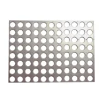 Galvanized Stainless Steel Perforated Mesh with Circular Holes for Balcony Protective Screen Custom Heat Dissipation Design