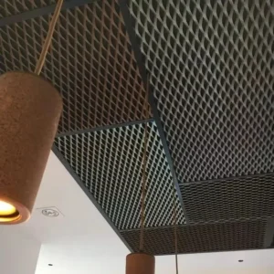 Galvanized Steel Building Wire Mesh Ceiling Expanded Metal Cladding Protecting Mesh Plain Weave Bending Welding Custom Cutting