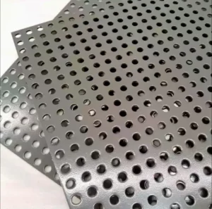 Galvanized Steel High Strength Commercial Ventilation Security Perforated Metal Sheet Mesh With Custom Colors