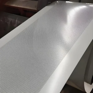 Galvanized Steel Perforated Mesh Customized Hole Size Shape for Industrial Filtration and Ventilation