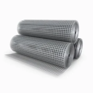 Galvanized Welded Mesh Iron Wire Mesh Hardware Cloth 1M-2M Width 10-30m rolls Cut To Small Pieces