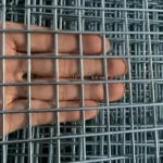 Galvanized Welded Steel Wire Mesh Fence Square Mesh Anti Climb Corrosion Resistant Easily Assembled Commercial Use 6 Feet