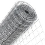 Galvanized Welded Wire Mesh Roll Bend Farm Fence 17m X 1m Woven Technique Cutting Service Available