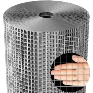 Galvanized Welded Wire Mesh Square Hole Poultry Enclosure Rabbit Cage Farm Fence Roll Iron Wire Mesh