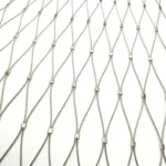 Garden Metal Wire Trellis Flexible Woven Mesh Zoo 304 316 Cable Aviary Netting Architectural Stainless Balustrade Mesh