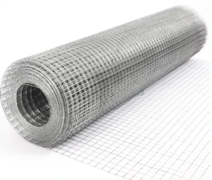 Green PVC Coated 1/2″ Welded Wire Mesh Fence Roll GI Wire Mesh Iron Net for Road Mesh