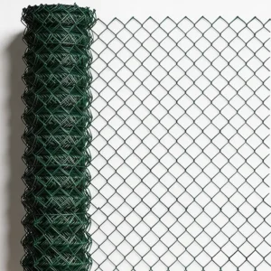 Green PVC Coated Welded Chain Link Mesh Diamond Wire Netting for Garden Yard Security Fence Industrial Use Welding Customizable