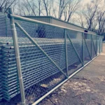 Heavy Duty 8ft 9 Gauge Hot Dipped Galvanized Used Chainlink Fence Gates Heavy Duty 8ft 9 Gauge Hot Dipped Galvanized Used Chainlink Fence Gates