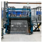 Heavy Duty Crimped Square Wire Mesh Machine Making Weaving Machinery Manual Wire Mesh Weaving Machine for Crimped Mesh