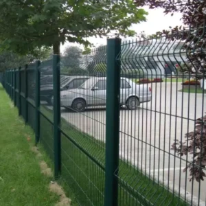 Heavy Duty Galvanized Steel 3D Fence Easily Assembled 3D PVC Coating Steel Wire Mesh Fence