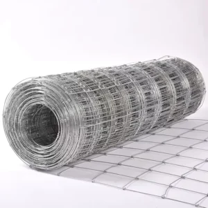 Heavy Duty Galvanized Steel Woven Mesh Cattle Fence for Farm Ranch Durable Rust Resistant 6ft Height Easy Install Welding