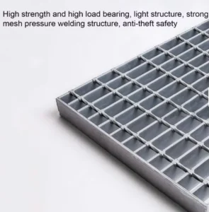 Heavy Duty Hot Dip Galvanized Pressure Welded Steel Grating Multi Purpose Metal Grate for Industrial Walkways Equipment Platforms