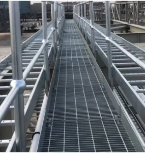 Heavy Duty Press Locked Steel Grating, Anti Corrosion Metal Mesh For Mining Walkways, Road Guardrail Platforms