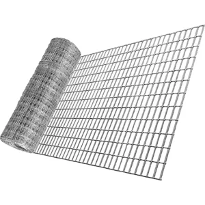 Heavy Duty Roll Galvanized Welded Wire Mesh Fabric Farm Fencing Cage Construction Iron Welded Mesh