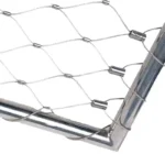 Heavy Duty Stainless Steel Woven Mesh with 50mm Opening for Balustrades Zoo Enclosures & Fall Protection