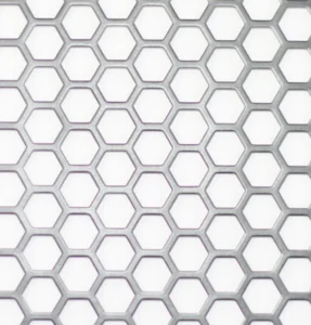 Hexagonal Perforated Metal Sheet Mesh, Micro Hole Stainless Steel & Aluminum Perforated Panel for Industrial Filtration