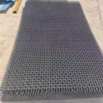 High Manganese Steel (or High Carbon Steel Wire) Woven Screen Also Known As Flail Screen Vibrating Screen
