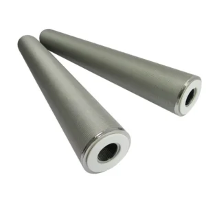 High Precision 5 10 Microns Sintered Stainless Steel Wire Mesh Oil Filter Element High Temperature Resistant Industrial Use