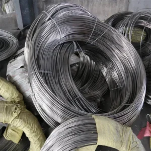 High Purity 96% Aluminum Alloy Wire 3mm Diameter For Electric Fence With Bending & Welding Services