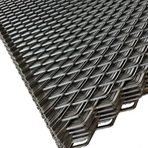 High Quality Custom Flatened Expanded Metal Mesh Screen Welding Cutting Bending Black Construction Use