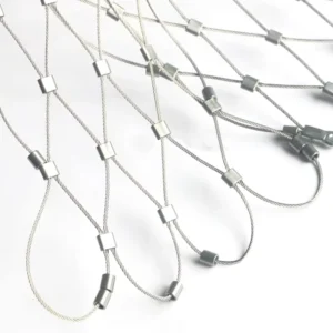 High Quality Decorative Hand Woven Stainless Steel Wire Rope Mesh