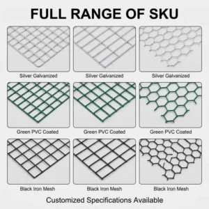 High Quality Electro Galvanized Welded Mesh Iron Wire Grid Panel for Industrial Equipment Storage Shelving