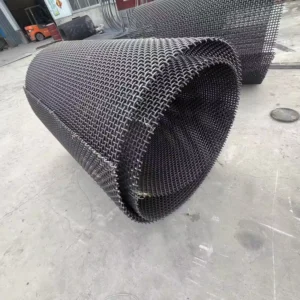 High Quality Manganese Steel Woven Wire Mesh Plain Weave Anti corrosion Wear resistant and Non Clogging Factory Direct Sales