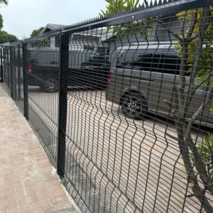 High Security Anti Climb 358 Mesh Wire Fence Panels Tight Mesh Panel Powder Coated Wall Fence