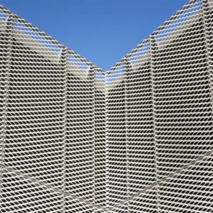 High Security Hot Dipped Galvanized Steel Expanded Mesh Perforated Diamond Hole Durable Fence for Filters