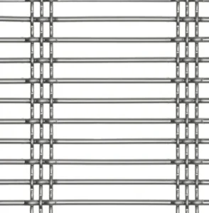High-Shine Polished Stainless Steel Architectural Wire Mesh Decorative Metal Fabric for Luxury Ceiling Cladding Wall Accents