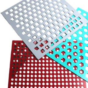 High Speed All Across Press Punched Perforated Metal Mesh