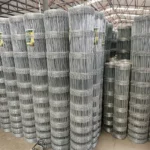 High Strength Galvanized Cattle Fence Wire Net 1.5m X 50m Roll Field Fence Mesh for Farm Livestock Agriculture Use