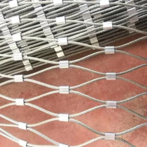 High Strength Stainless Steel Wire Rope Mesh Fence Mesh