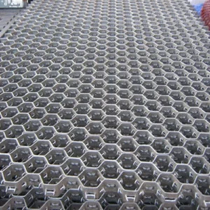 High Temperature Hexsteel Metal Tortoise Shell Mesh Perforated Anti Refraction Abrasion Resistance For Petroleum Pipe