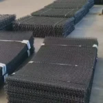 High Tensile 65Mn Manganese Steel Plain Weave Wire Mesh Filters for Vibrating Screens Mining Quarry Sand Stone Bending