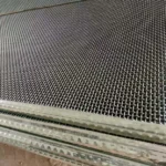 High Tensile Manganese Steel Woven Wire Mesh Plain Weave Customizable Bent Longer Life Filters for Mining Quarry