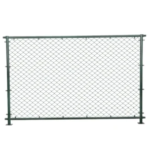 High Tensile Steel Welded Mesh Galvanized PVC Coated Hexagonal Chain Link Fence Custom Cutting Bending